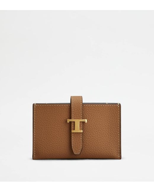 Tod's Brown Card Holder