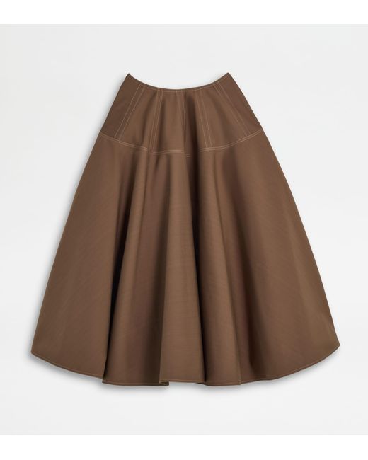 Tod's Brown Skirt