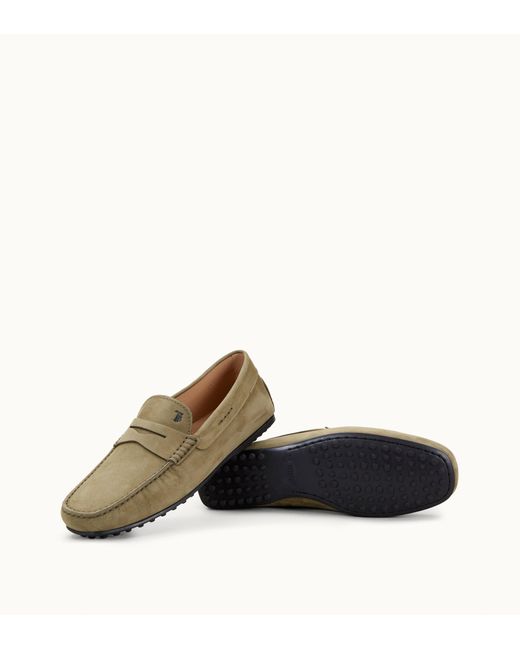 city gommino driving shoes in suede