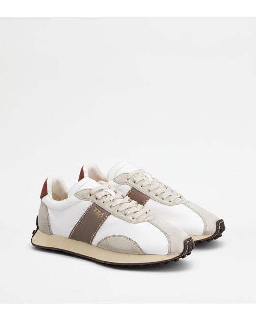 Tod's White T Vintage Sneakers for men