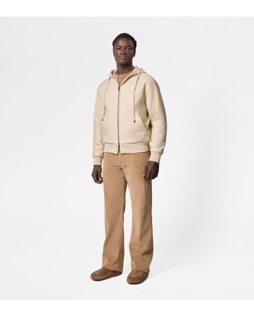 Tod's Natural Hooded Bomber Jacket for men