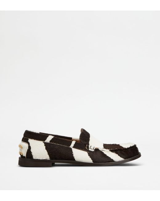 Tod's Black Slipper Loafers