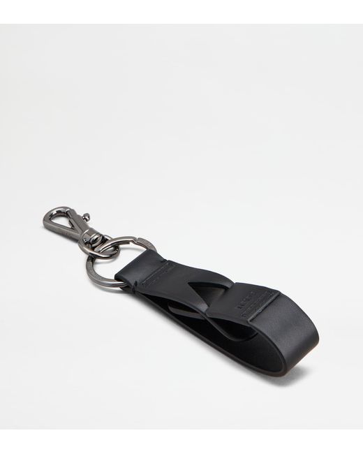 Tod's White Key Holder for men