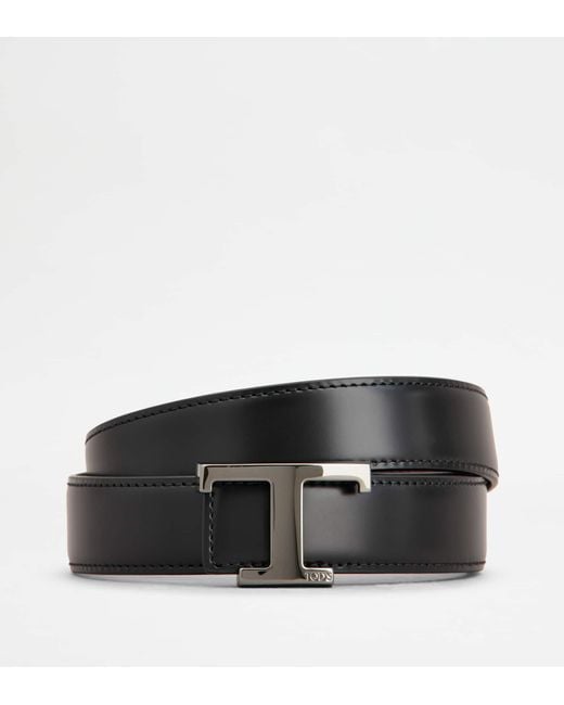 Tod's Wendbarer Gürtel T Timeless aus Leder in Black für Herren