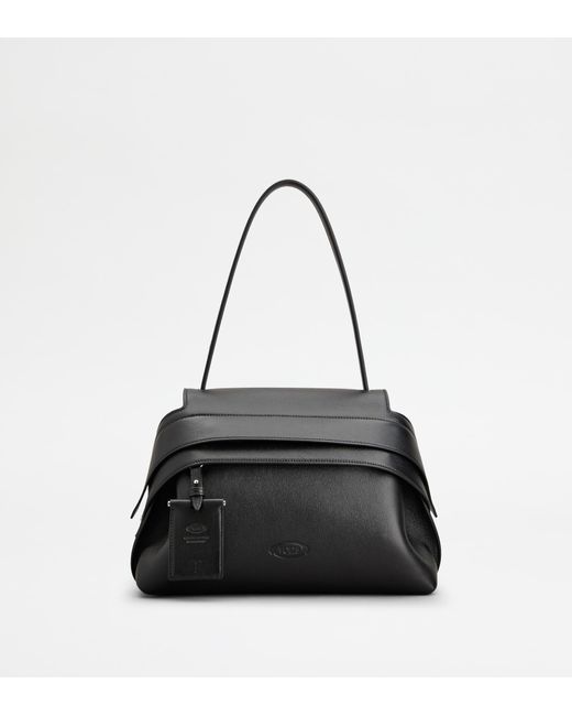 Tod's Black Wave Bag Aus Leder Small