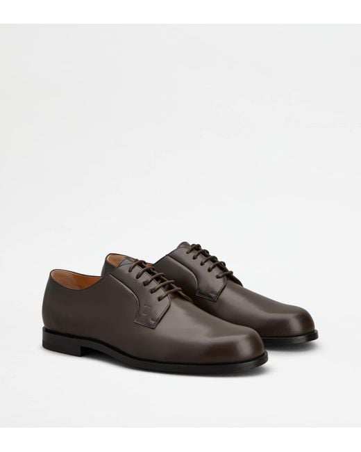 Stringata di Tod's in Brown da Uomo