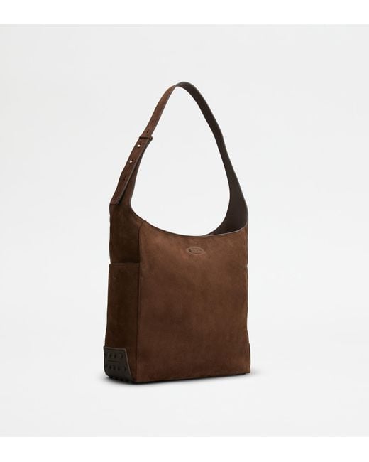 Tod's Brown Hobo Bag for men