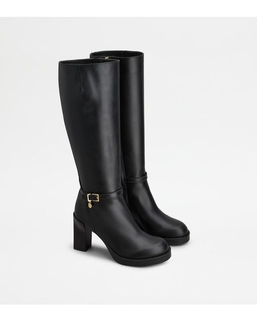 Tod's Black Boots