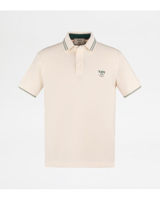 Tod's Natural Polo Shirt for men