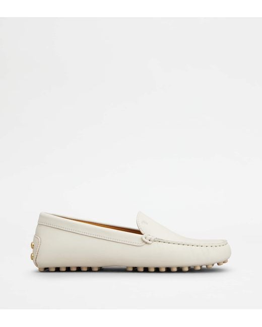 Tod's Natural Gommino Loafers