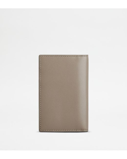 Portacarte di Tod's in Natural da Uomo