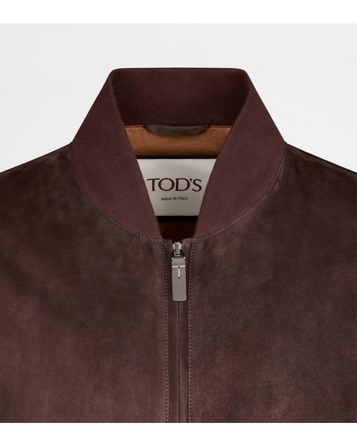 Tod's Brown Bomber Jacket for men