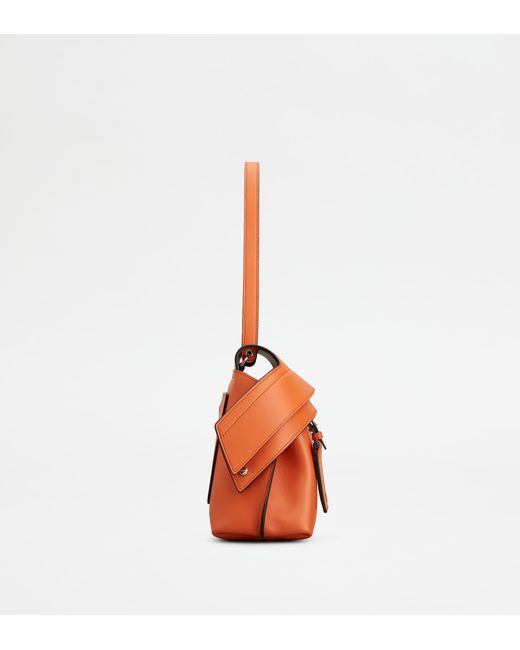 Tod's Orange Wave Bag