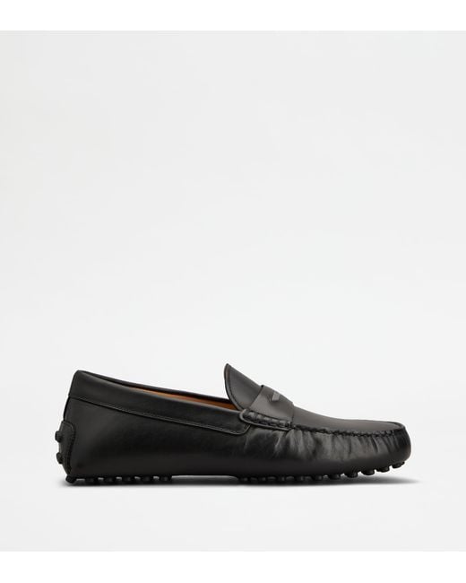 Tod's Black Gommino Loafers for men