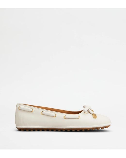 Tod's Natural Ballerinas