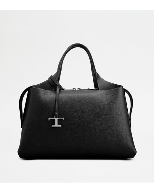 Tod's Black Bauletto Bag In Leather Medium