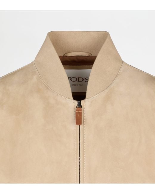 Tod's Natural Bomber Jacket for men
