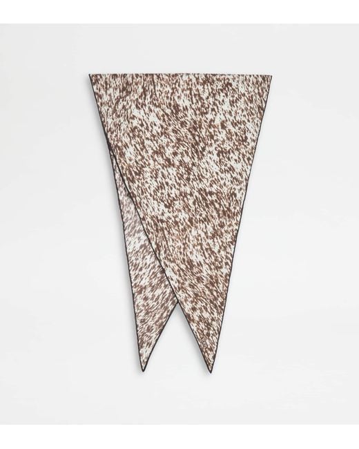 Tod's White Foulard
