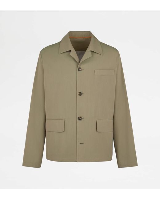 Tod's Green Overshirt for men