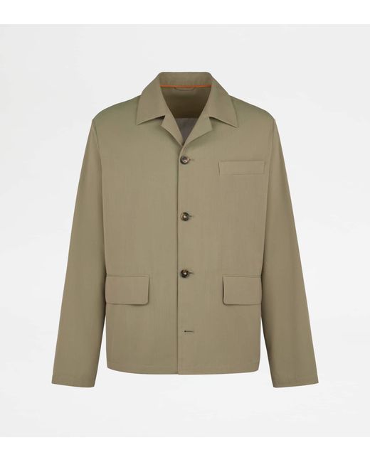 Tod's Green Overshirt for men