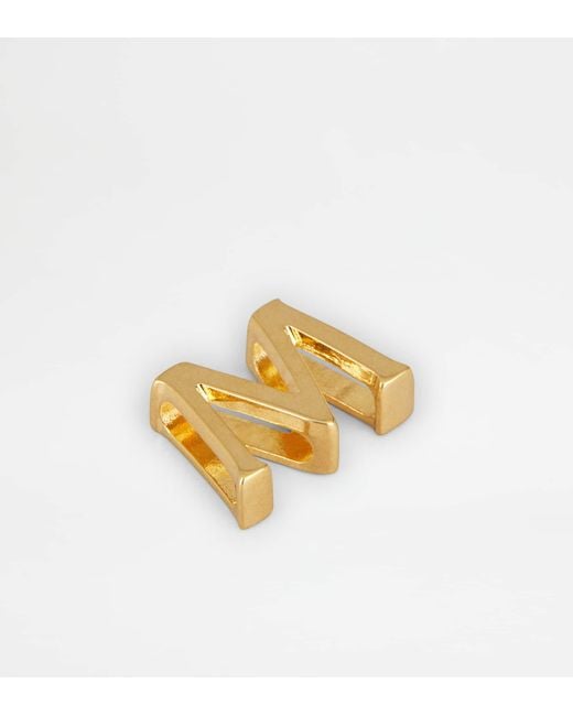 Tod's White Letter M Charm