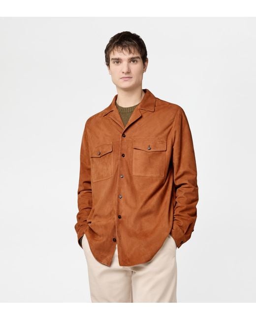 Tod's Orange Overshirt for men