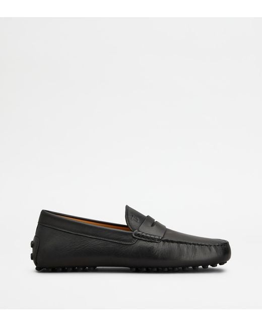 Tod's Black Gommino Loafers for men