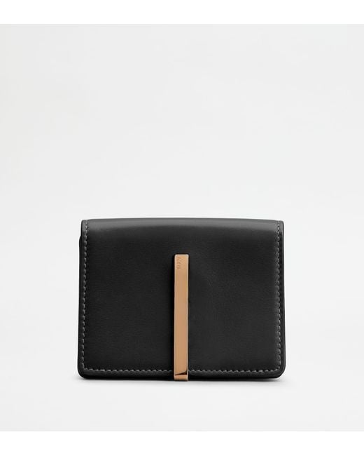 Tod's Black Business Card Holder