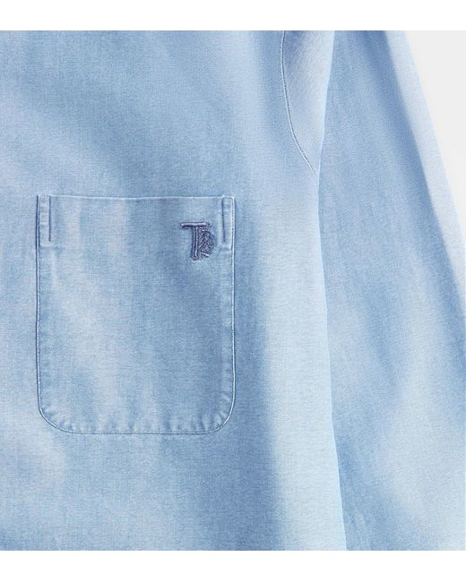 Tod's Blue Shirt for men
