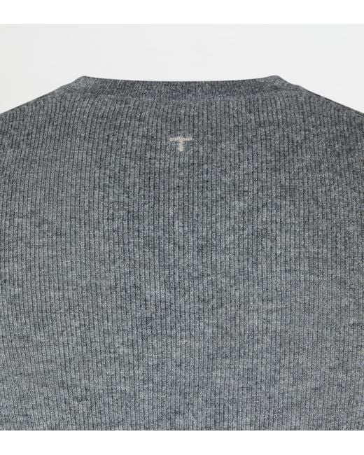 Tod's Gray Round-Neck Pullover for men