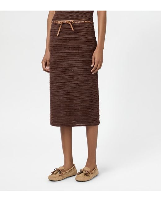 Tod's Brown Skirt