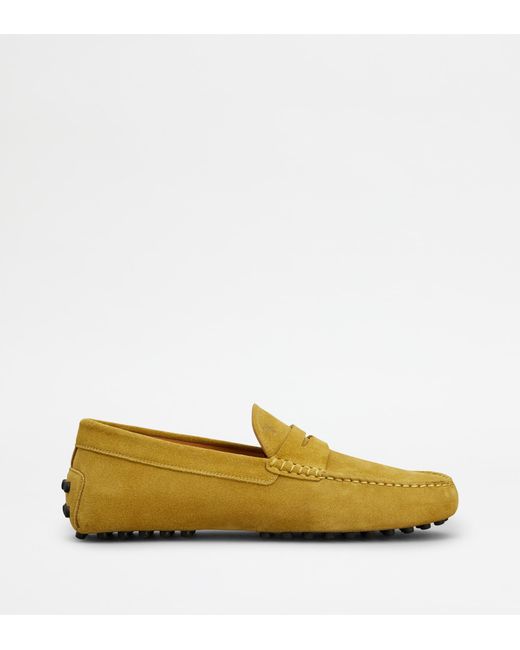 Tod's Yellow Gommino Loafers for men