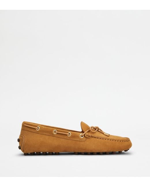 Tod's Brown Gommino Loafers