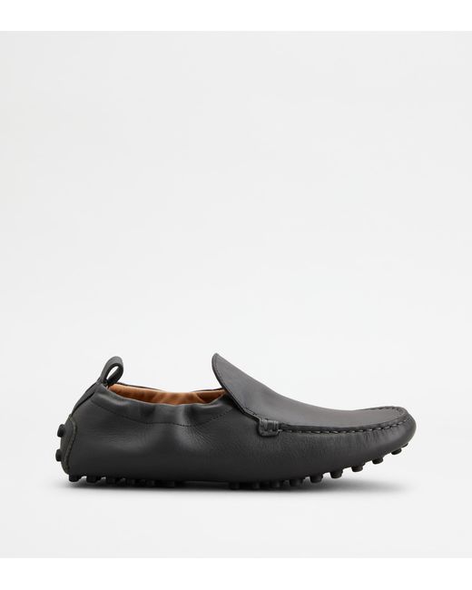 Mocassin Gommino Glove En Cuir Tod's en coloris Black
