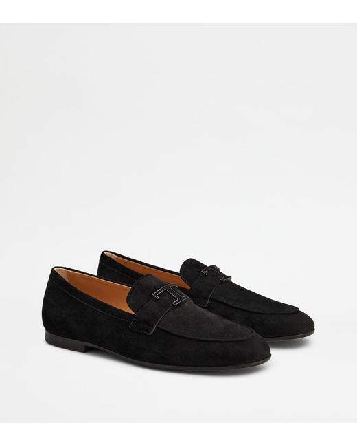 Tod's Black T Timeless Loafers for men