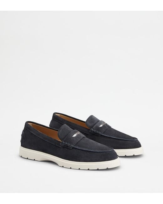 Tod's Blue Loafers for men