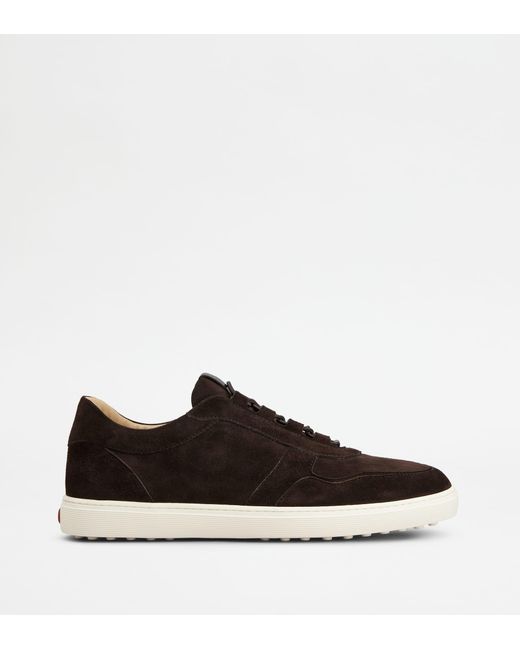 Tod's Brown Dot Sneakers for men