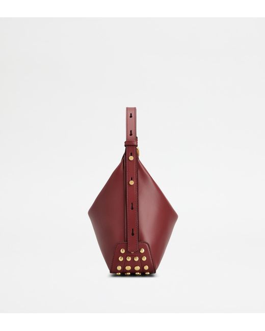 Tod's Red Metal Dots Mini Bag