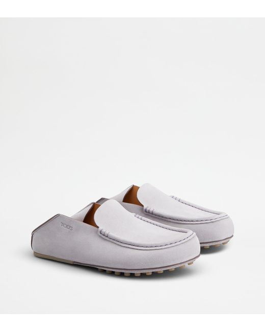 Tod's White Slipper Loafers for men