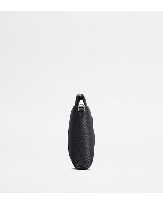 Tod's Black Di Bag Shoulder Bag In Leather Mini for men