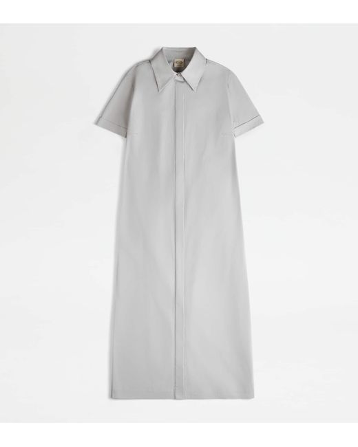 Tod's White Long Dress