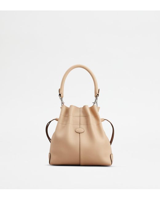 Di Bag Secchiello di Tod's in Natural