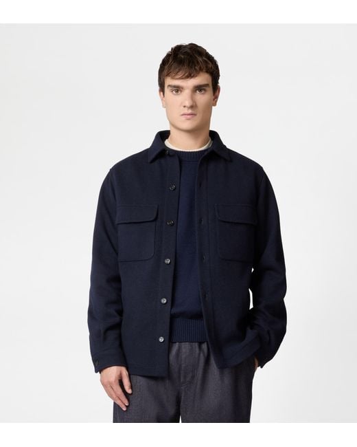 Tod's Blue Shirt Jacket for men