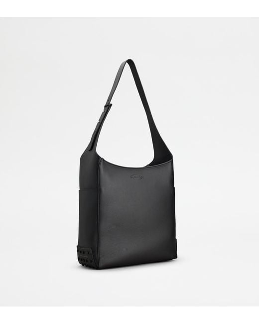 Tod's Black Hobo Bag for men