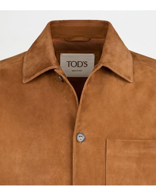 Tod's Brown Shirt Jacket for men