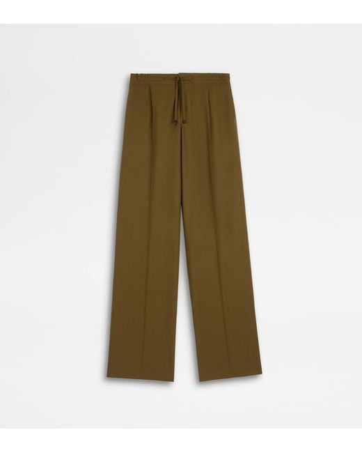 Tod's Green Trousers for men