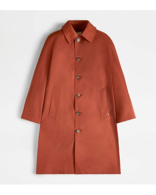 Tod's Red Raincoat