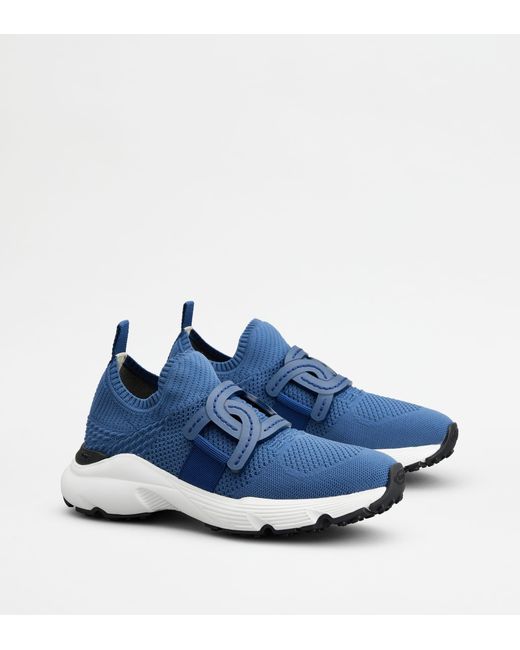 Baskets À Patch Logo Tod's en coloris Blue
