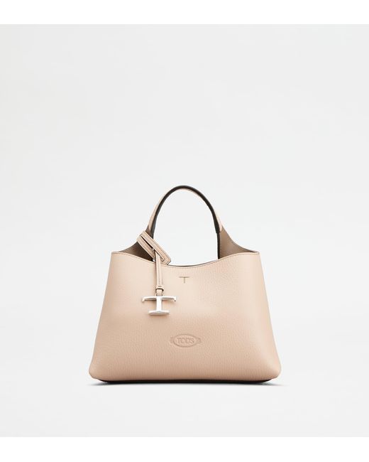 Tod's Natural Bag In Leather Micro