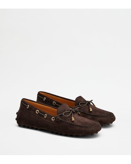 Tod's Brown Gommino Loafers